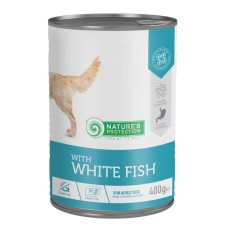 Nature's Protection Dog Adult White Fish Консервы для взрослых собак с белой рыбой