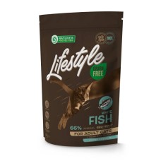 Nature's Protection Lifestyle Cat Adult Grain Free White Fish Беззерновой сухой корм для взрослых кошек с белой рыбой