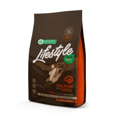 Nature's Protection Lifestyle Dog Adult Grain Free Salmon & Krill Small Breeds Беззерновой сухой корм для взрослых собак мелких пород с лососем