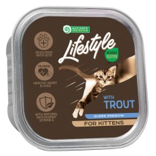 Nature's Protection Lifestyle Kitten Trout Консервы для котят с форелью
