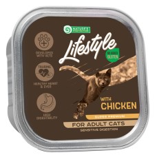 Nature's Protection Lifestyle Cat Adult Sensitive Digestion Chicken Консервы для взрослых кошек с чувствительным пищеварением с курицей