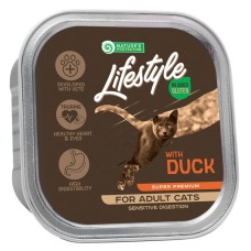 Nature's Protection Lifestyle Cat Adult Sensitive Digestion Duck Консервы для взрослых кошек с чувствительным пищеварением с уткой