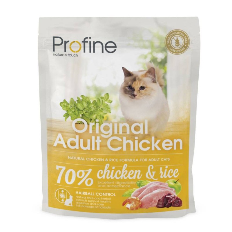 Profine Cat Adullt Original Chicken and Rice Сухой корм для взрослых кошек с курицей и рисом