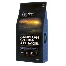 Profine Dog Junior Large Chicken and Potatoes Сухой корм для щенков крупных пород с курицей и картофелем