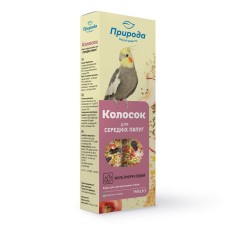 Природа Колосок для средних попугаев Мультифрукт