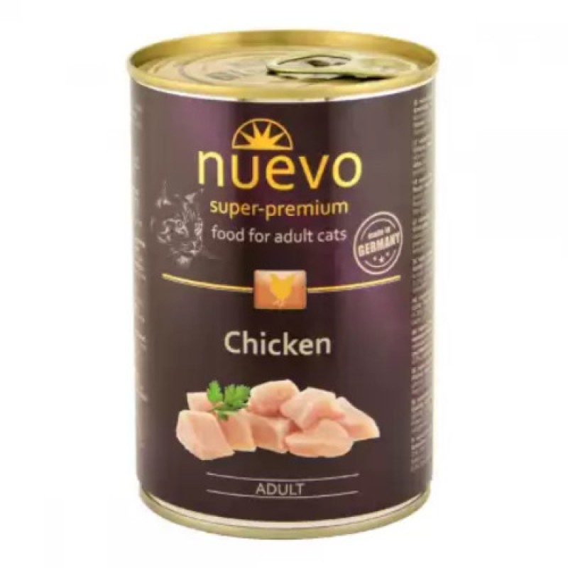 Nuevo Adult Chicken Консерви для дорослих кішок з куркою
