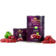 Nuevo Senior Lamb & Cranberries Консервы для пожилых кошек с ягненком и клюквой