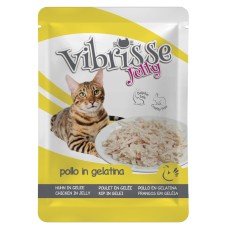 Vibrisse Adult Chicken in Jelly Консервы для взрослых кошек с куриным филе в желе в пауче
