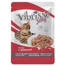 Vibrisse Adult Tuna & Shrimp in Jelly Консервы для взрослых кошек с тунцом и креветками в желе в пауче