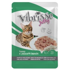 Vibrisse Adult Tuna & Smelt Консервы для взрослых кошек с тунцом и корюшкой в желе в пауче
