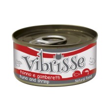 Vibrisse Adult Tuna & Shrimp Консервы для взрослых кошек с тунцом и креветками в банке