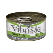 Vibrisse Adult Tuna & Chicken Консервы для взрослых кошек с тунцом и курицей в банке