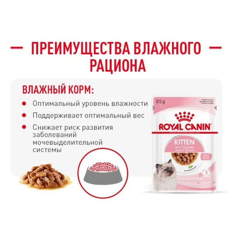 Royal Canin Kitten Instinctive in Gravy Консервы для котят
