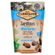 Carnilove Dog Semi-Moist Sardines with Wild Garlic Лакомства для взрослых собак с сардиной и чесноком