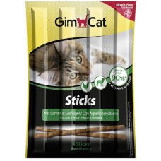 GimCat Sticks Lamb & Poultry Колбаски для кошек с ягненком и птицей