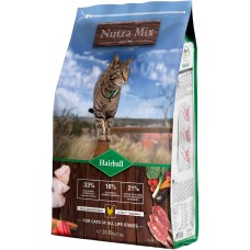 Nutra Mix Adult Cat Hairball Formula Сухой корм для взрослых кошек с шерстевыводящим эффектом