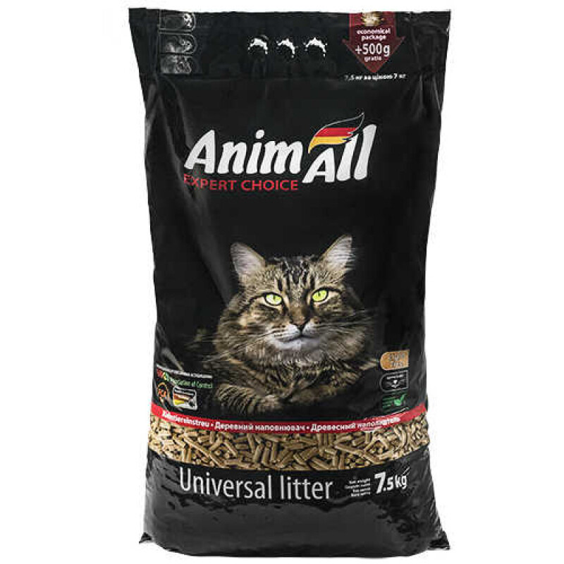 Animall Expert Choice Древесный впитывающий наполнитель