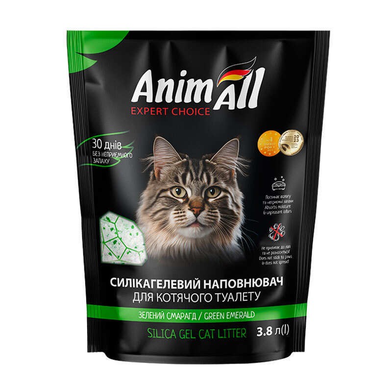 AnimAll Expert Choice Cиликагелевый наполнитель для кошачьего туалета
