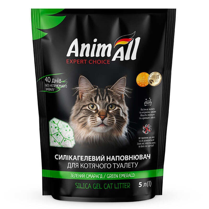 AnimAll Expert Choice Cиликагелевый наполнитель для кошачьего туалета