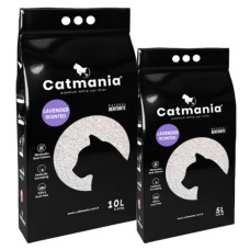 Catmania Lavander Гранулированный комкующийся наполнитель с ароматом лаванды