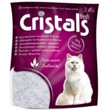 Cristals Fresh Lavander Силикагелевый наполнитель для кошачьего туалета с ароматом лаванды