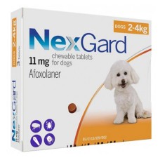 NexGard Таблетки от блох и клещей для собак от 2 кг до 4 кг