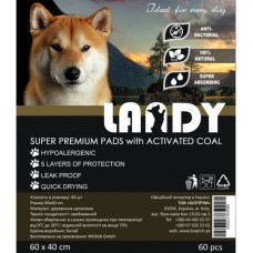 Landy Pet Pad with Charcoal 40x60 cm Пеленки для щенков и взрослых собак с активированным углем 40х60 см