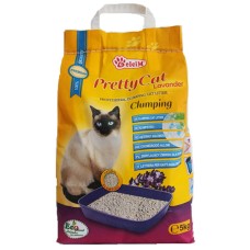 Pretty Cat Clumping Lavander Бентонитовый наполнитель с ароматом лаванды