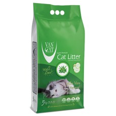 Van Cat Aloe Vera Perfumed Комкующийся бентонитовый наполнитель с ароматом алое веры