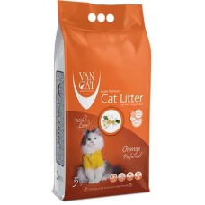 Van Cat Orange Perfumed Комкующийся бентонитовый наполнитель с ароматом апельсина