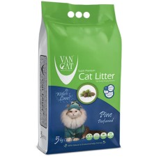 Van Cat Pine Perfumed Комкующийся бентонитовый наполнитель с сосной