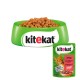 Kitekat Natural Vitality Консервы для взрослых кошек с говядиной в соусе в пауче
