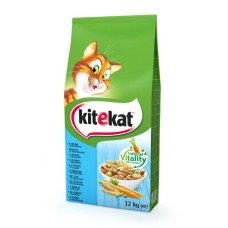 Kitekat Сухий корм для дорослих кішок з рибою та овочами