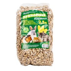 Пушистики Pellecorn Кукурузный наполнитель для грызунов
