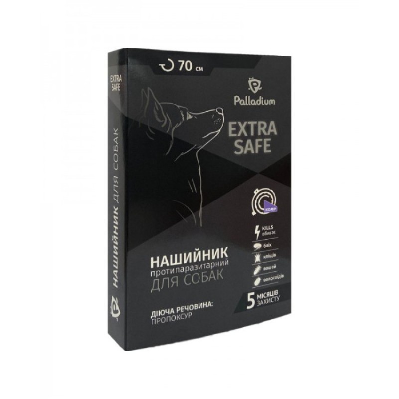 Palladium Extra Safe Ошейник от блох и клещей для собак 70 см