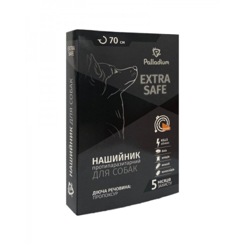 Palladium Extra Safe Ошейник от блох и клещей для собак 70 см