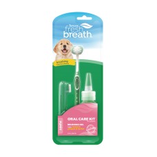 TropiClean Oral Care Kit for Puppies Набор для чистки зубов Свежее дыхание щенкам