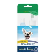 TropiClean Oral Care Kit No Brush Набор для чистки зубов Свежее дыхание дропсы без зубной щетки