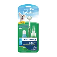 TropiClean Oral Care Kit Набор для чистки зубов Свежее дыхание дропсы для собак