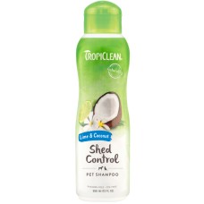 TropiClean Deshedding Lime & Coconut Шампунь Лайм и кокос для собак и кошек