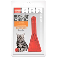 Apicenna Празицид-комплекс для кошек Препарат для борьбы с гельминтозами и арахно-энтомозами
