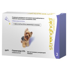 Zoetis Стронгхолд 12% Капли для собак 2,6-5 кг