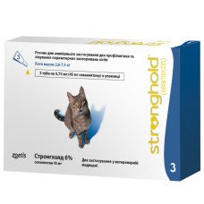 Zoetis Стронгхолд 6% Капли для котов 0,75 мл