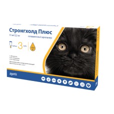 Zoetis Стронгхолд Плюс Капли от блох и клещей для кошек до 2,5 кг