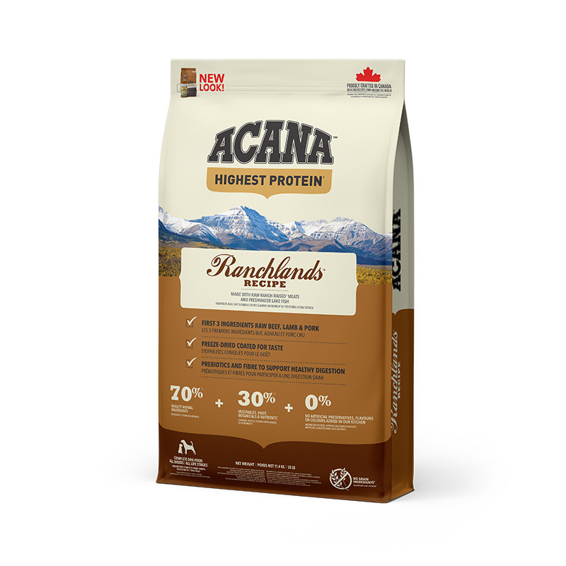 Acana Regionals Ranchlands Dog Recipe Сухой корм для собак всех пород и возрастов