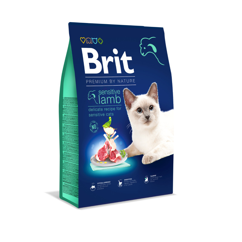 Brit Premium Cat Adult by Nature Sensitive Сухой корм для взрослых кошек с чувствительным пищеварением