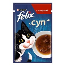 Felix Soup Beef Консервы для взрослых кошек с говядиной
