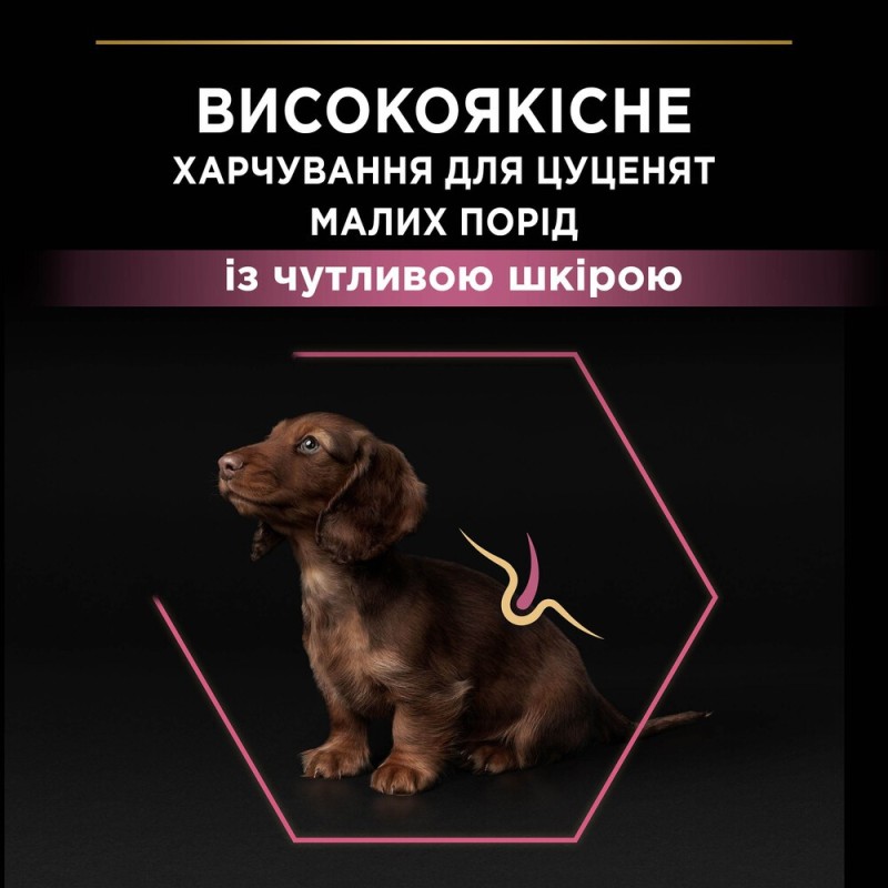 Pro Plan Small & Mini Sensitive Skin Puppy Сухой корм для щенков мелких пород с лососем
