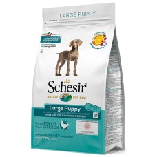 Schesir Dog Large Puppy Сухой монопротеиновый корм для щенков крупных пород с курицей