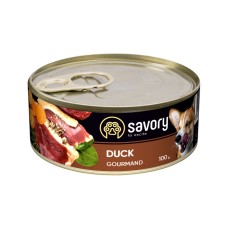 Savory Dog Gourmand Duck Консервы для привередливых собак с уткой